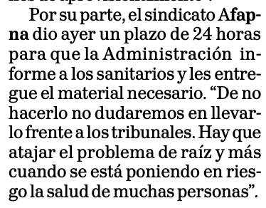 NI LA SANIDAD NI LA CIUDADANÍA PUEDEN ESPERAR MÁS