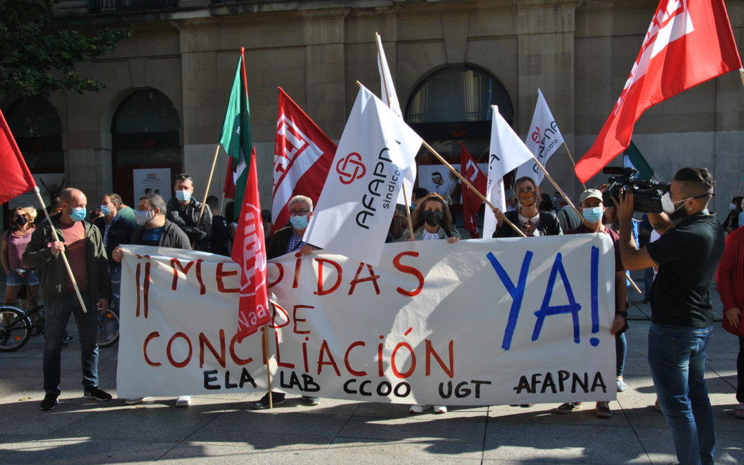 AFAPNA EN LA CONCENTRACIÓN A FAVOR DE MEDIDAS DE CONCIACIÓN FAMILIAR