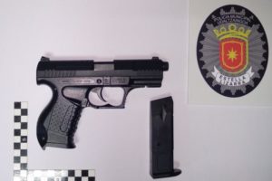 Imagen del arma corta confiscada Policía Municipal de Estella