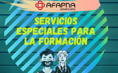 Servicios especiales para la formación: lista definitiva