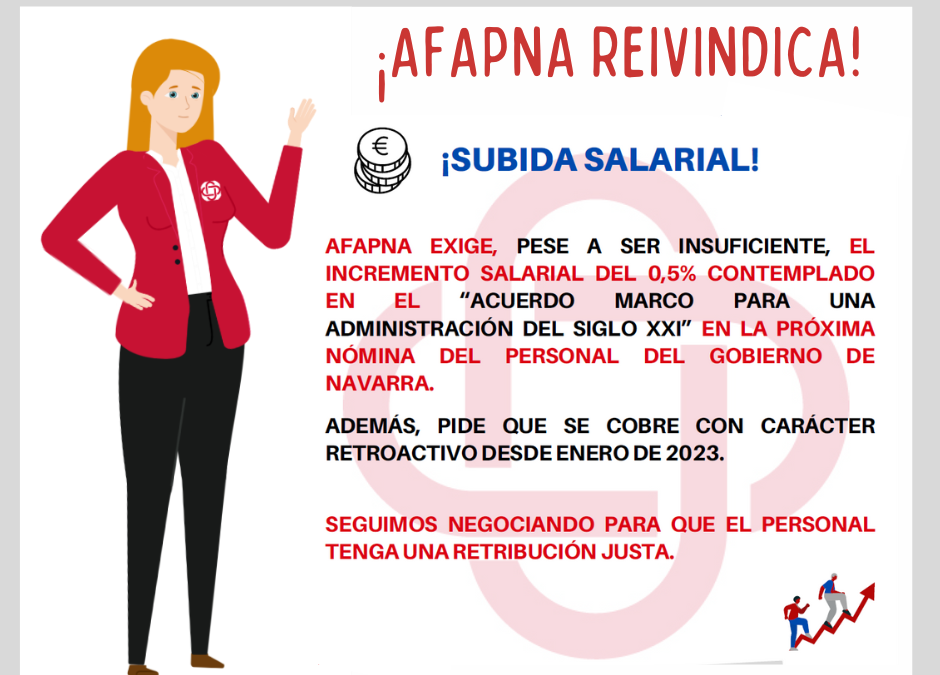 AFAPNA REIVINDICA: Es necesaria la subida del 0,5% ¡YA!