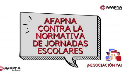 ORDEN FORAL DE JORNADAS ESCOLARES: PUBLICADA EN EL BON. ¡NEGOCIACIÓN YA!