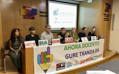 EL COMITÉ DE HUELGA DE EDUCACIÓN SOLICITA UNA REUNIÓN CON LA PRESIDENTA MARÍA CHIVITE