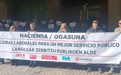 EL PERSONAL DE HACIENDA DENUNCIA LA FALTA DE AVANCES EN LA NEGOCIACIÓN