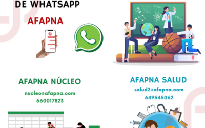 NUEVOS CANALES DE COMUNICACIÓN DE WHATSAPP AFAPNA: ¡ÚNETE!