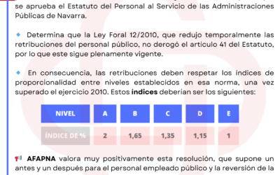 SENTENCIA HISTÓRICA DE AFAPNA PARA LA REVERSIÓN DEL PODER ADQUISITIVO DEL PERSONAL DE LAS ADMINISTRACIONES PÚBLICAS