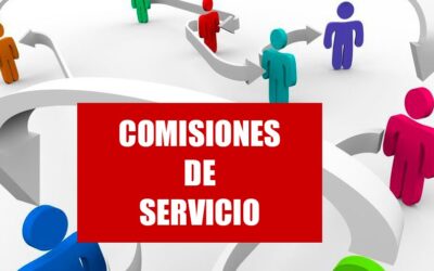 COMISIONES DE SERVICIO CAP, CREENA, EIBZ Y PROYECTOS/PROGRAMAS ESPECÍFICOS 26/27