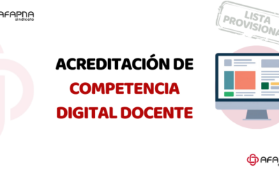 ACREDITACIÓN COMPETENCIA DIGITAL DOCENTE: LISTADO PROVISIONAL (solicitudes del 1/6 al 31/12/25)