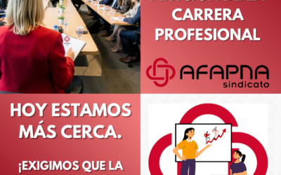 EXIGIMOS LA CARRERA PROFESIONAL EN EL NUEVO ESTATUTO.